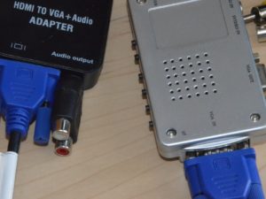 Adapter TV von HDMI über VGA